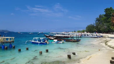 Pesisir Pantai Gili Air yang masuk kawasan Gili Matra