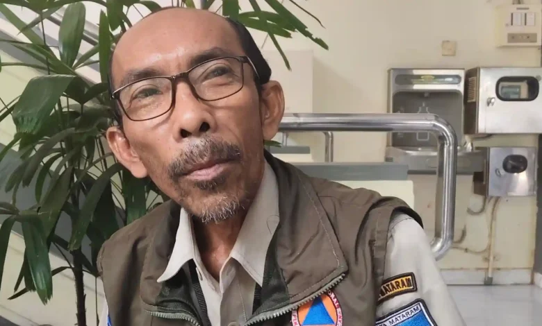 Plt Kepala BPBD Kota Mataram Ahmad Muzakki Bencana Hidrometeorologi