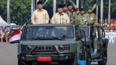 Prabowo di HUT ke-80 TNI