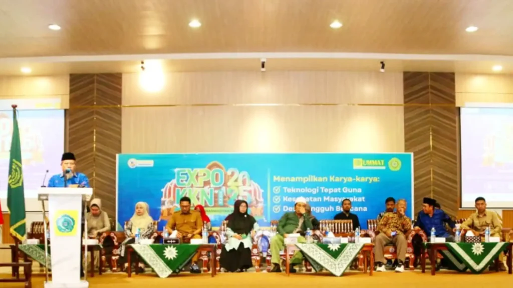 Sambutan Rektor Expo Mahasiswa KKN Ummat 2025