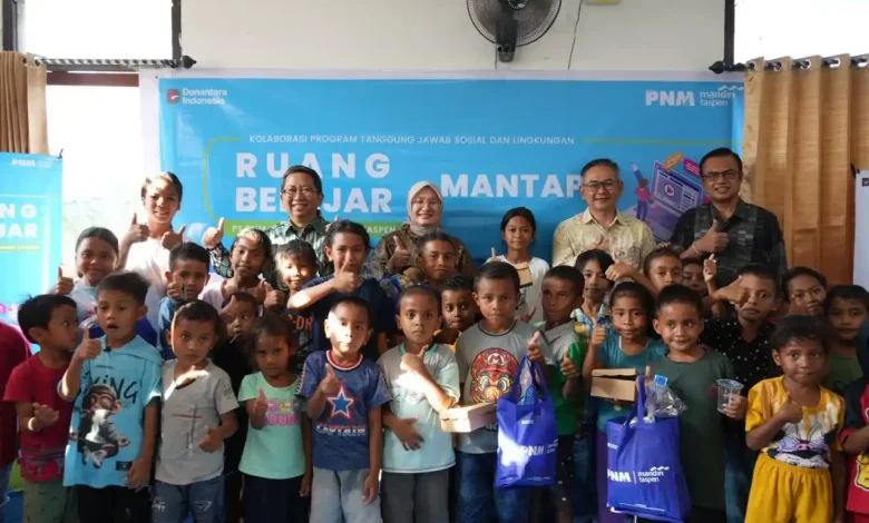 Bank Mandiri Taspen Resmikan Ruang Belajar Mantap di Fatululi Kupang