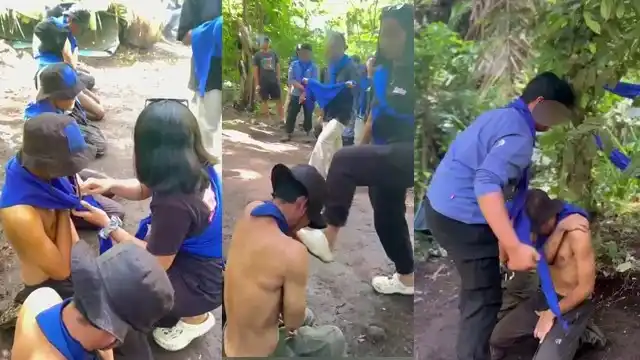 Senior Pecinta Alam di Bitung Tampar Anggota Baru saat Ospek