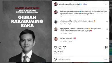 Prabowo Ucapkan Ulang Tahun ke Gibran Lewat Foto Hitam Putih