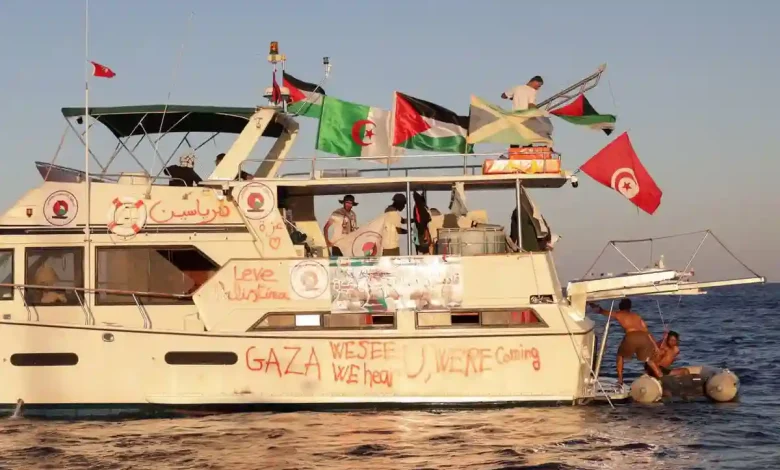 Israel Cegat Armada Global Sumud Flotilla
