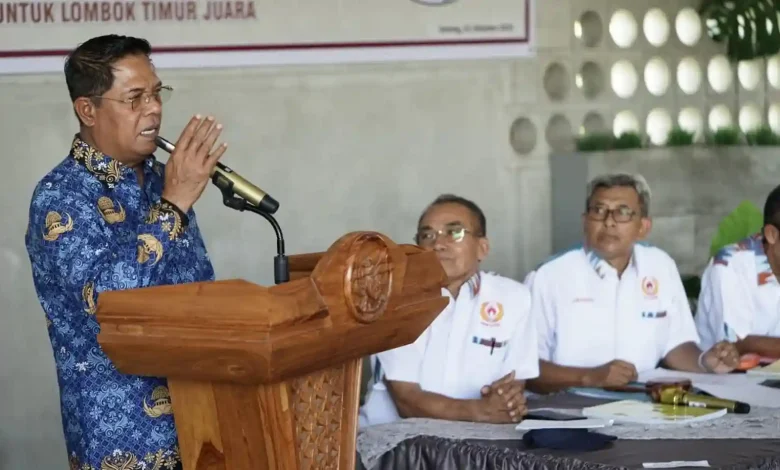 Bupati Lombok Timur Haerul Warisin Pimpin KONI Minta Peningkatan Prestasi Olahraga