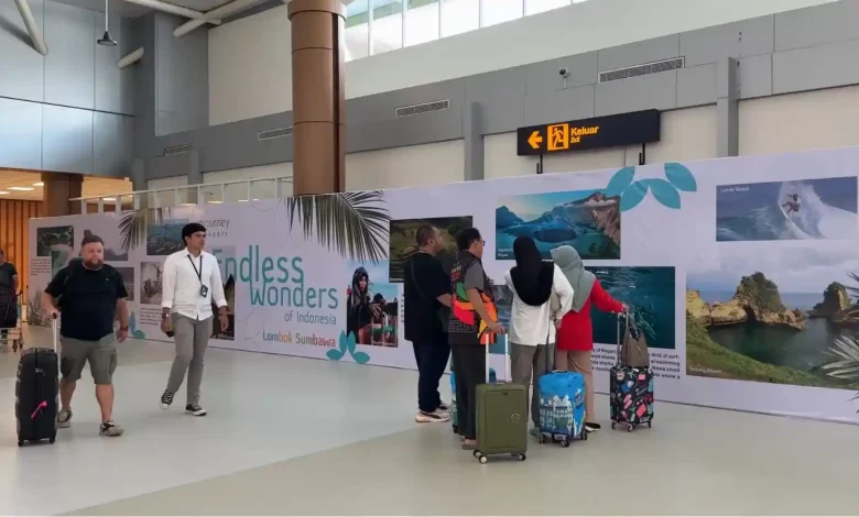 Penumpang Bandara Lombok saat MotoGP Mandalika 2025