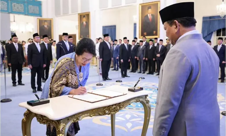Presiden Prabowo melantik sejumlah pejabat negara