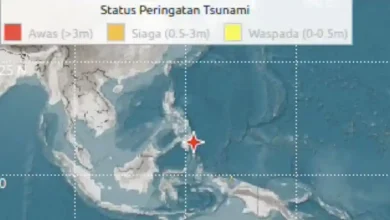 Status BMKG peringatan tsunami di Sulut dan Papua