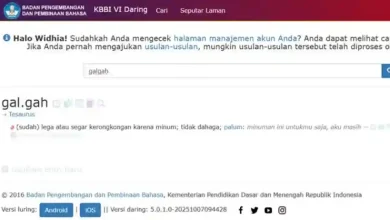 Kata Galgah Akhirnya Masuk KBBI