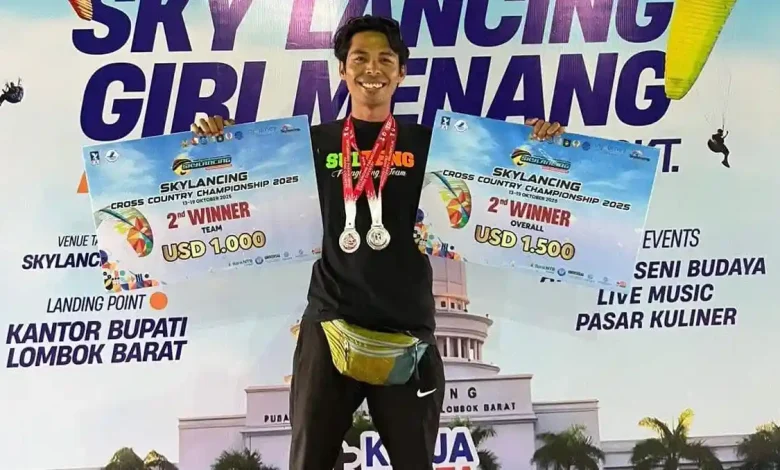 Atlet NTB Wakili Tim Sulawesi Tengah Raih Juara Paralayang Internasional 2025