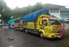DLHK NTB Amankan 4 Truk Pengangkut Kayu Ilegal dari Sumbawa
