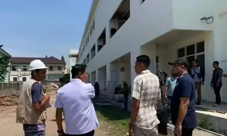 Bupati Lombok Timur Tinjau Pembangunan Rumah Sakit Masbagik