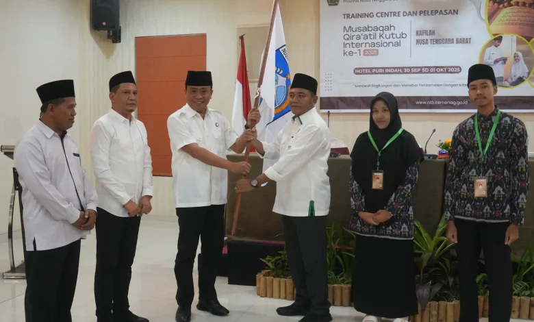 Kanwil Kemenag NTB Lepas Kafilah MQKN 2025