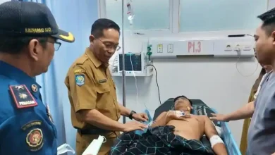 Kaki Personel Damkarmat Lombok Timur Terpaksa Diamputasi Setelah Kecelakaan