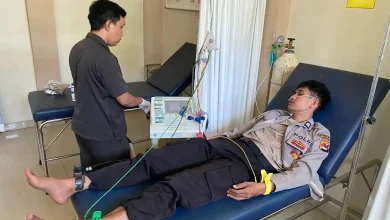 Anggota Polsek Kediri Disiram Atasannya Pakai Miras
