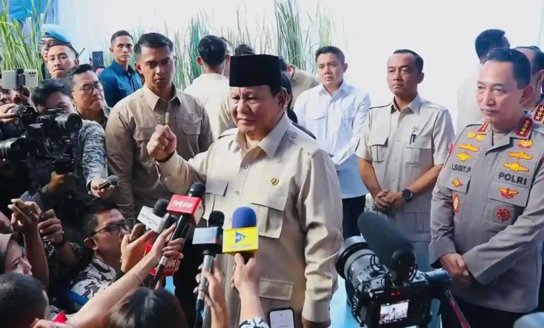 Prabowo Minta Kapolri Berantas Narkoba, Penyelundupan, dan Judol