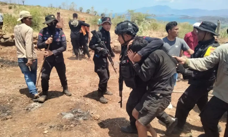 Dua Anggota Brimob Dibacok saat Jaga di Arena Pacuan Kuda Bima