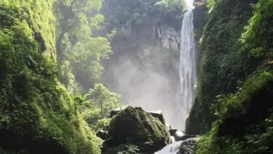Air Terjun Agal di Desa Merente Sumbawa