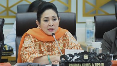 Ketua Komisi IV DPR RI, Siti Hediati Hariyadi, saat membuka Rapat Kerja Komisi IV DPR RI bersama Kementerian Pertanian di Gedung Nusantara, Senayan, Jakarta, Senin, 7 Juli 2025.