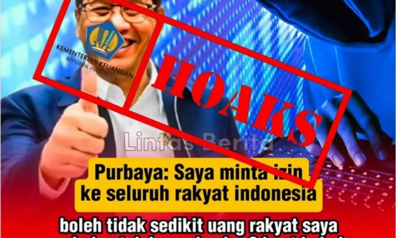 Unggahan Facebook bernama Lintas Berita berisi hoaks.