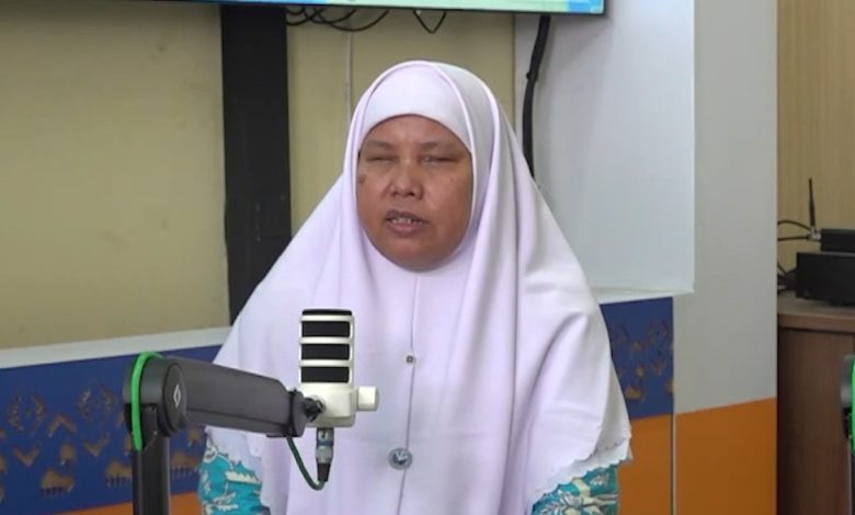 Anggota ULD BPBD NTB, Fitri Nugrahaningrum.