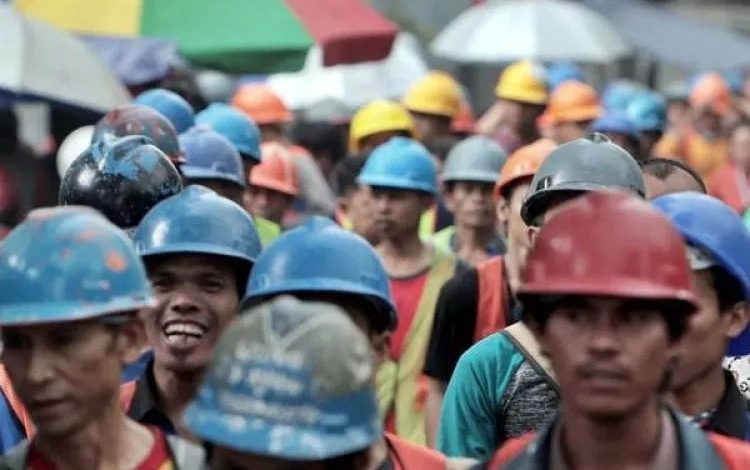 Ilustrasi buruh NTB.