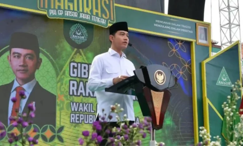 Gibran Ajak Kader Ansor Melek Teknologi