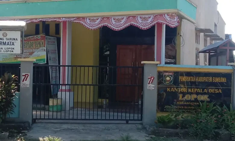 Kantor Desa Lopok Sumbawa