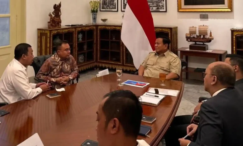 Prabowo Panggil Dasco hingga Purbaya ke Istana