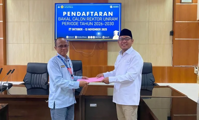Prof. Kurniawan Daftar Calon Rektor Unram