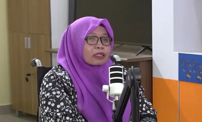 Anggota ULD BPBD NTB Sri Sukarni Pengarusutamaan GEDSI dalam Penanggulangan Bencana