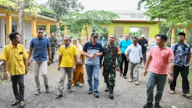 Aksi Bersih-bersih Pasar Kuliner Kelayu Selatan