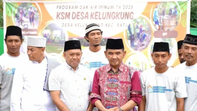 Wabup Ansori Resmikan Sumur Bor di Desa Kelungkung