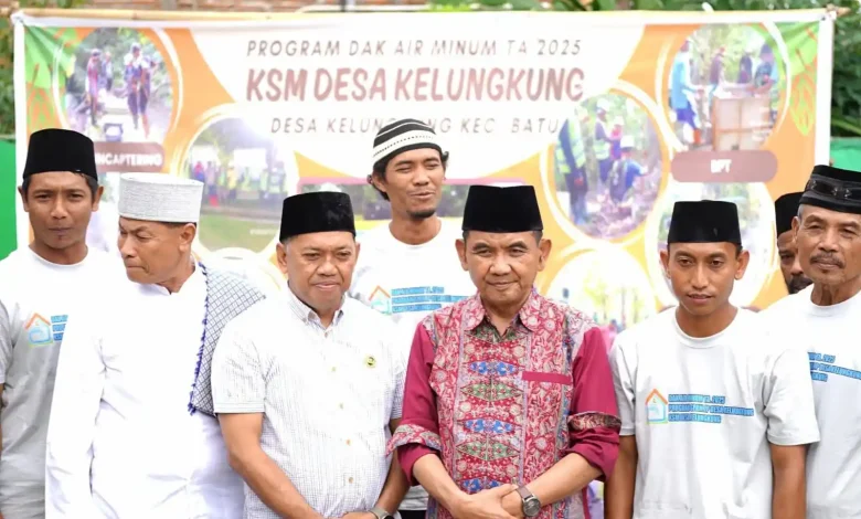 Wabup Ansori Resmikan Sumur Bor di Desa Kelungkung