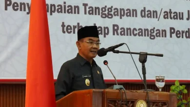 Wabup Ansori Sampaikan Jawaban Fraksi DPRD