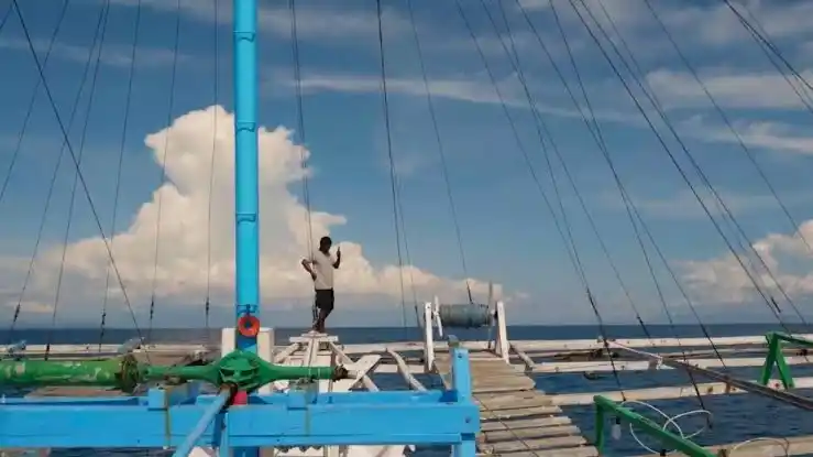 Ilustrasi seorang nelayan di Desa Labuhan Sangoro Sumbawa