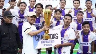 Wabup Ansori Hadiri Penutupan Bupati Cup 2025 di Desa Boak