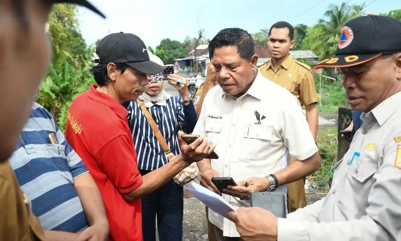 Bupati Lotim Pastikan Pemkab Segera Perbaiki Jembatan Putus di Perigi
