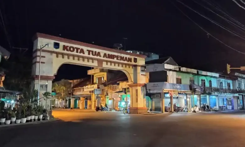 Lokasi Car Free Night di Kota Tua Ampenan