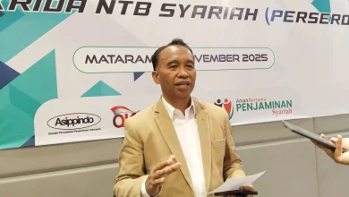 Kepala Biro Perekonomian Setda Provinsi NTB Najamuddin Amy PT Jamkrida NTB Syariah