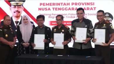 Bupati Jarot Teken MoU Pidana Kerja Sosial