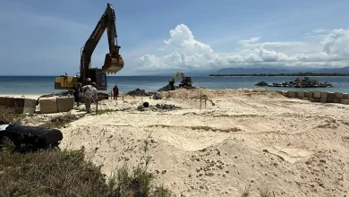 Proyek Pembangunan Revetment di Gili Meno