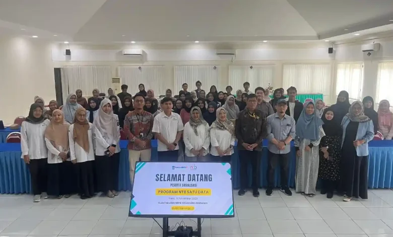 Dinas Kominfotik NTB Gelar Sosialisasi Program NTB Satu Data di FMIPA Unram