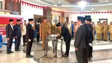 Bupati Lotim Lantik 5 Pejabat Baru