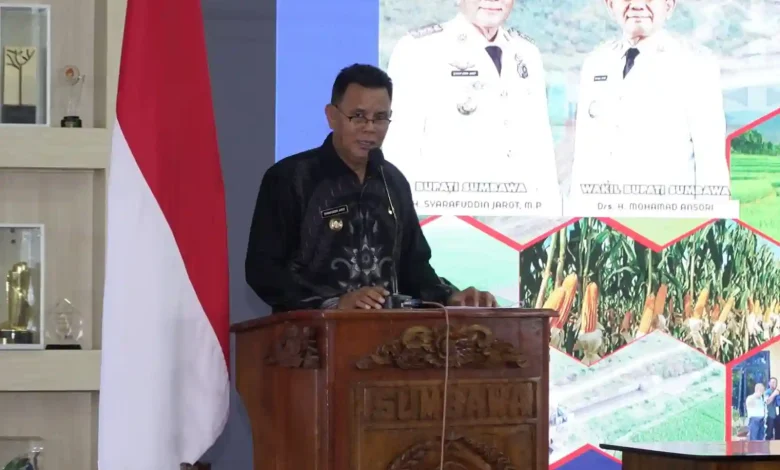 Bupati Jarot Dorong Penguatan P3A untuk Wujudkan Ketahanan Pangan Sumbawa