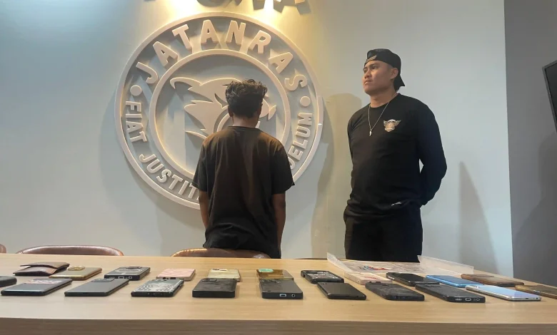 Terduga pelaku pencurian hp di Pulau Lombok