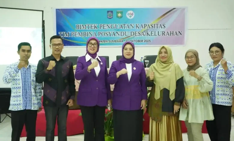 Bimbingan Teknis Penguatan Kapasitas Tim Pembina Posyandu 6 SPM di Kabupaten Sumbawa