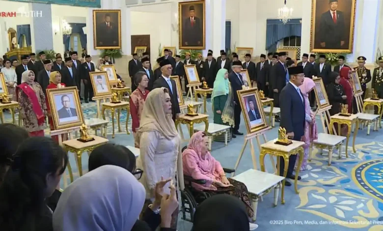 Upacara Penganugerahan Tokoh Gelar Pahlawan Nasional Tahun 2025