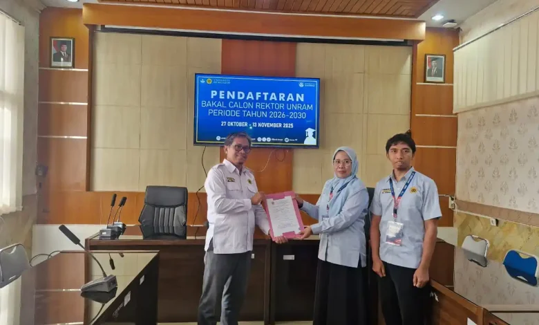 Prof. Muhamad Ali Resmi Maju Rektor Unram