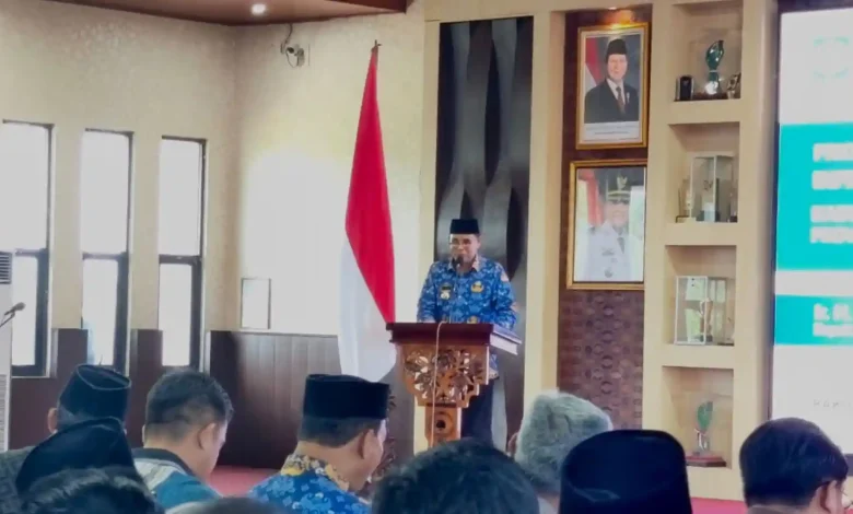 Bupati Jarot Rakor Infrastruktur dan Kewilayahan Kabupaten Sumbawa 2025